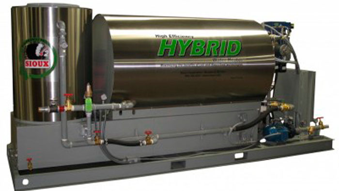 Calentadores de agua de Sistema Híbrido para la Industria