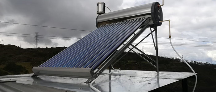 Kit completo de 2 paneles híbridos solares para calentador de agua