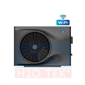 Bomba de calor full inverter (ahorrador de energía), WiFi, para alberca tipo horizontal cap. 7.6 kw 25,938 BTU/h 220 Volts marca H2OTEK